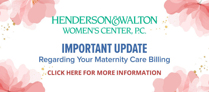 Maternity care billing changes